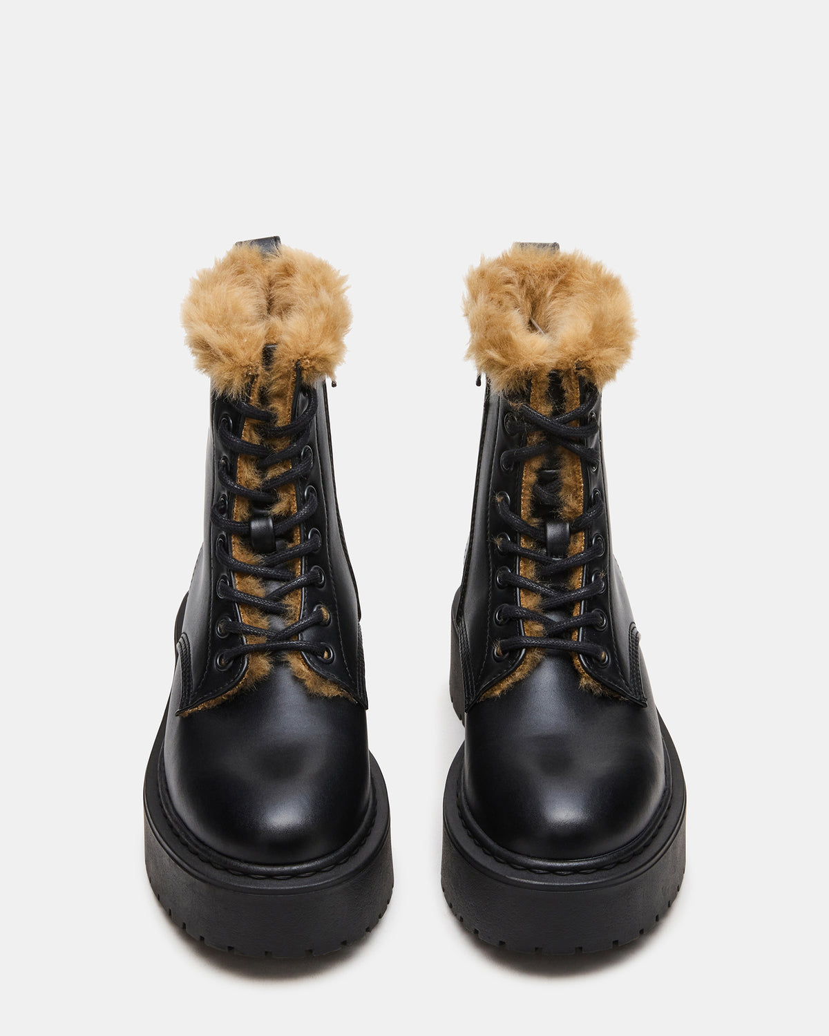 BUFFY FAUX FUR BLACK - view 4
