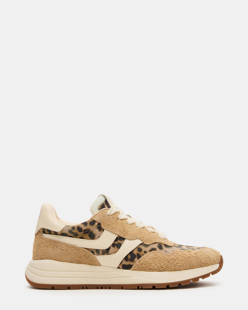 BURST Leopard Multi Women's Low-Top Lace-Up Sneaker â Steve Madden