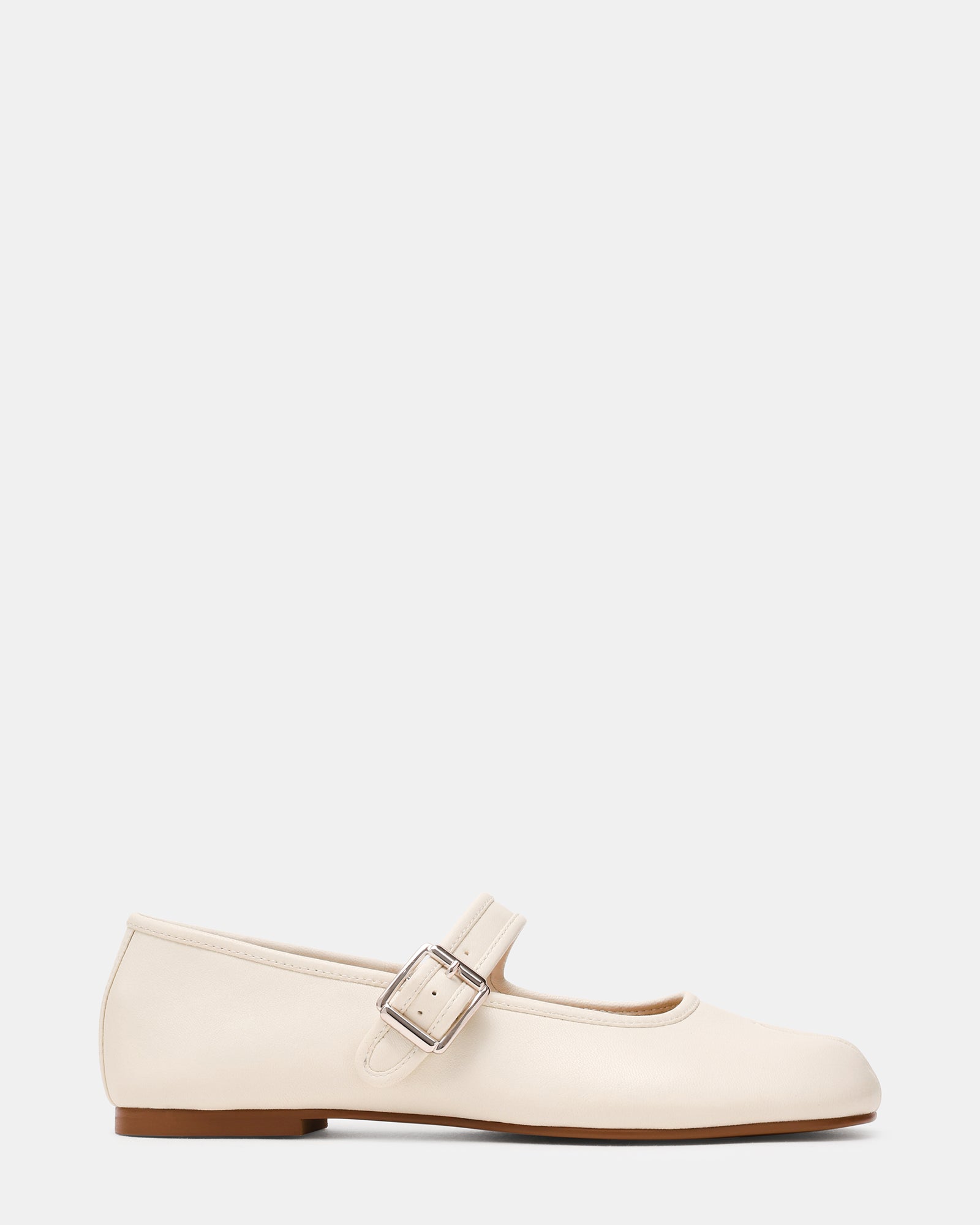 Steve Madden Women's Calara Ballet Flats - White - Size 10 - Leather Steve Madden Women's Calara Ballet Flats - White - Size 10 - Leather