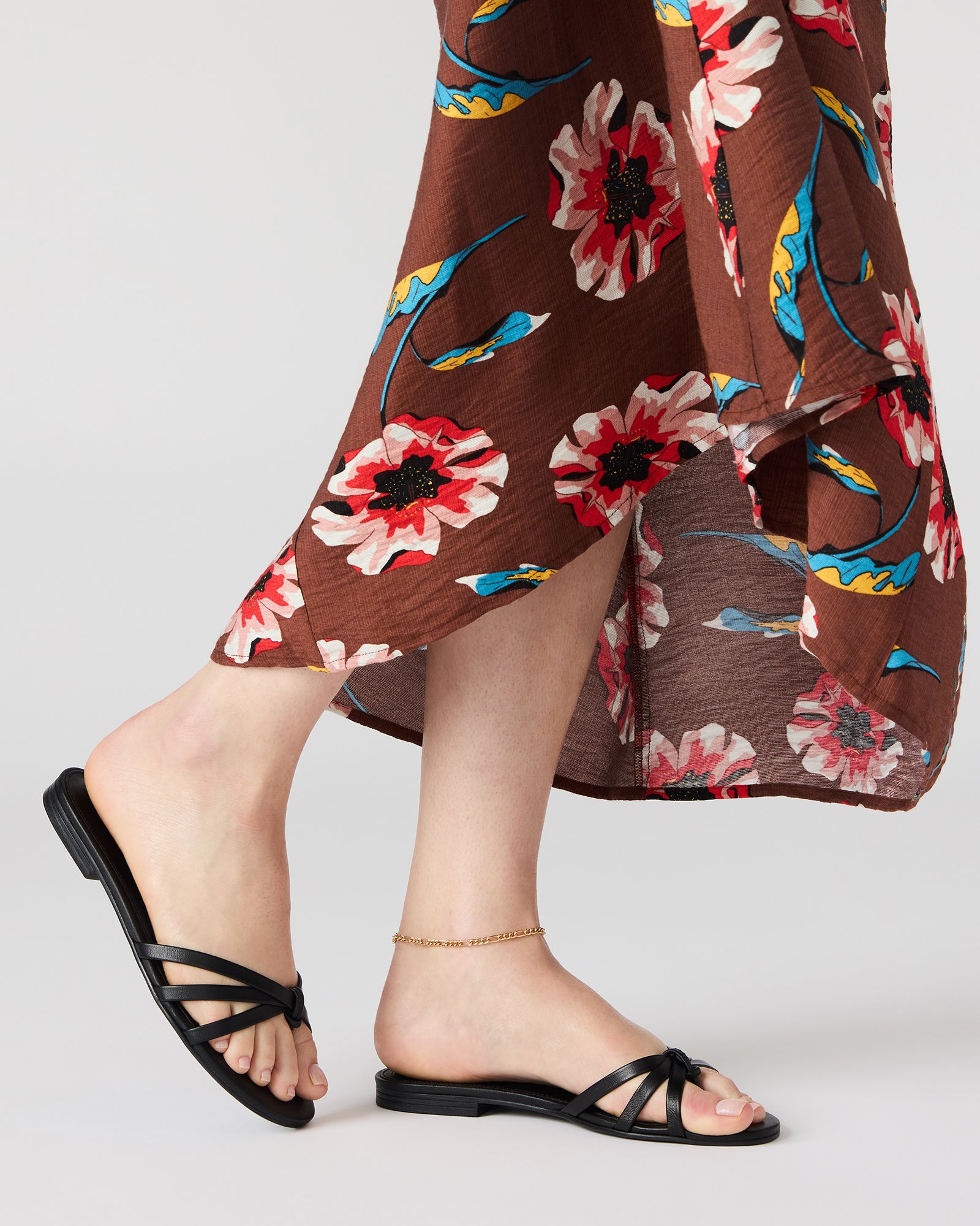 CALISSI TAUPE SUEDE RHINESTONES