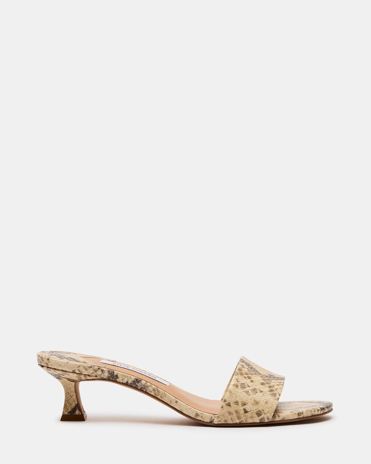 CALLIE Snake Mule Women's Kitten Heel | Steve Madden