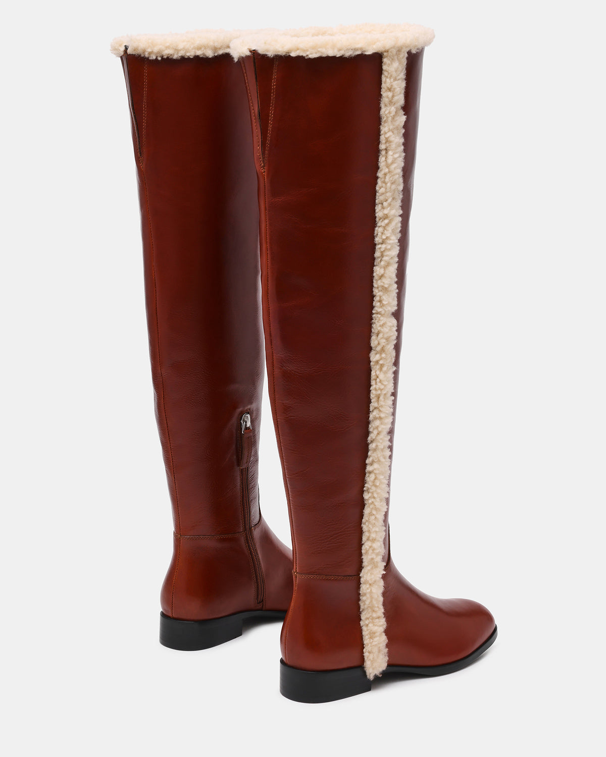 CANTER FAUX FUR COGNAC LEATHER - view 5