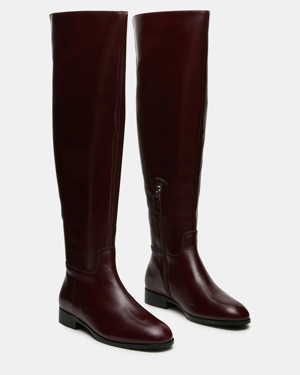 CANTER DARK CHERRY LEATHER WIDE CALF - view 2