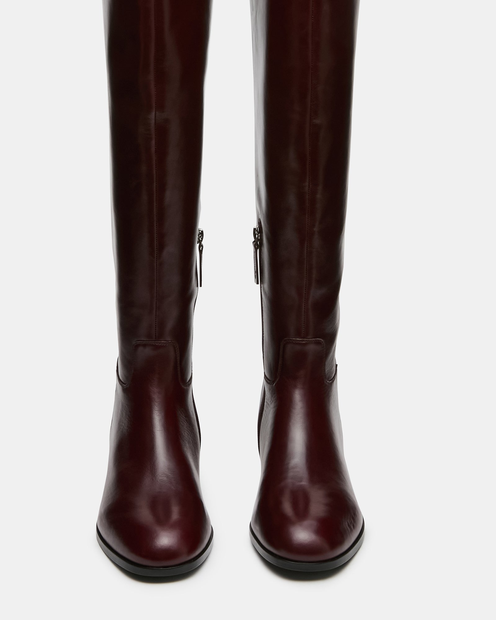 CANTER DARK CHERRY LEATHER WIDE CALF - view 4
