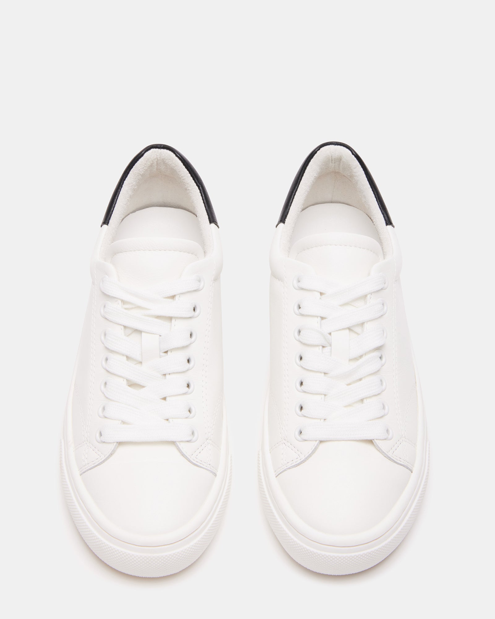 CAPTIVATE White/Black Low-Top Lace-Up Sneaker | Women's Sneakers ...