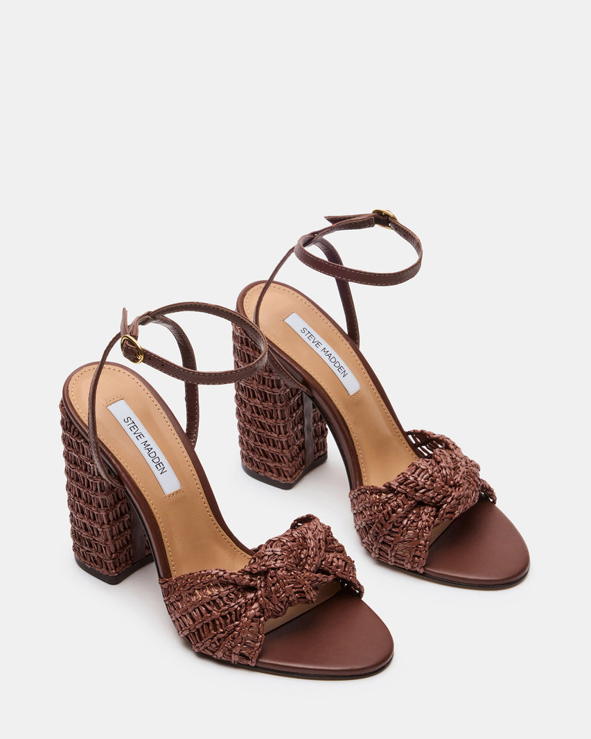 CHEYLA WOVEN BROWN RAFFIA - view 2
