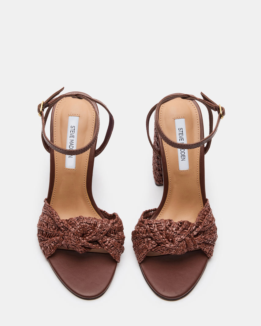 CHEYLA WOVEN BROWN RAFFIA - view 4