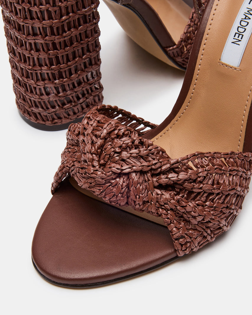 CHEYLA WOVEN BROWN RAFFIA - view 3