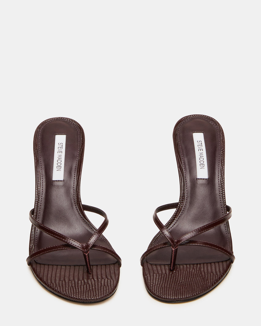 CLARI DARK CHERRY LEATHER - view 4
