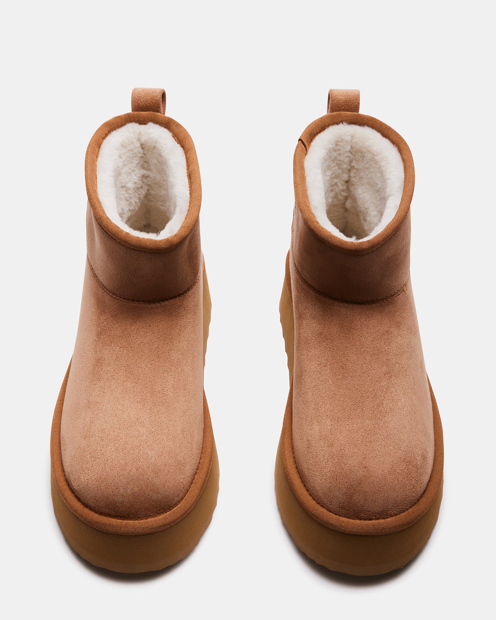 CRUE Chestnut Faux Fur Lined Bootie Women's Booties – Steve Madden