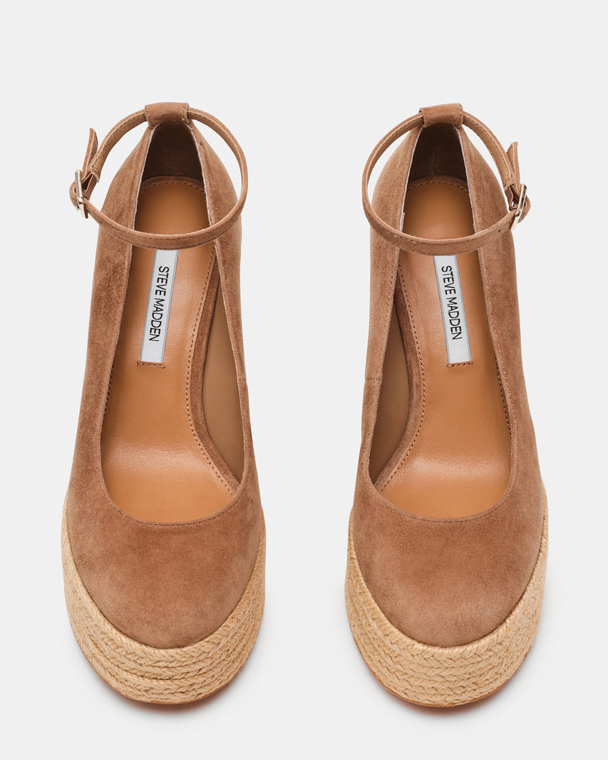 CRUSSI ESPADRILLE LIGHT BROWN SUEDE - view 4