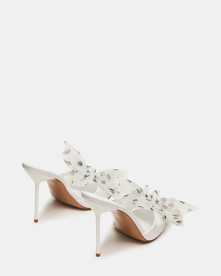 DAVINA TULLE WHITE/BLACK POLKA DOT