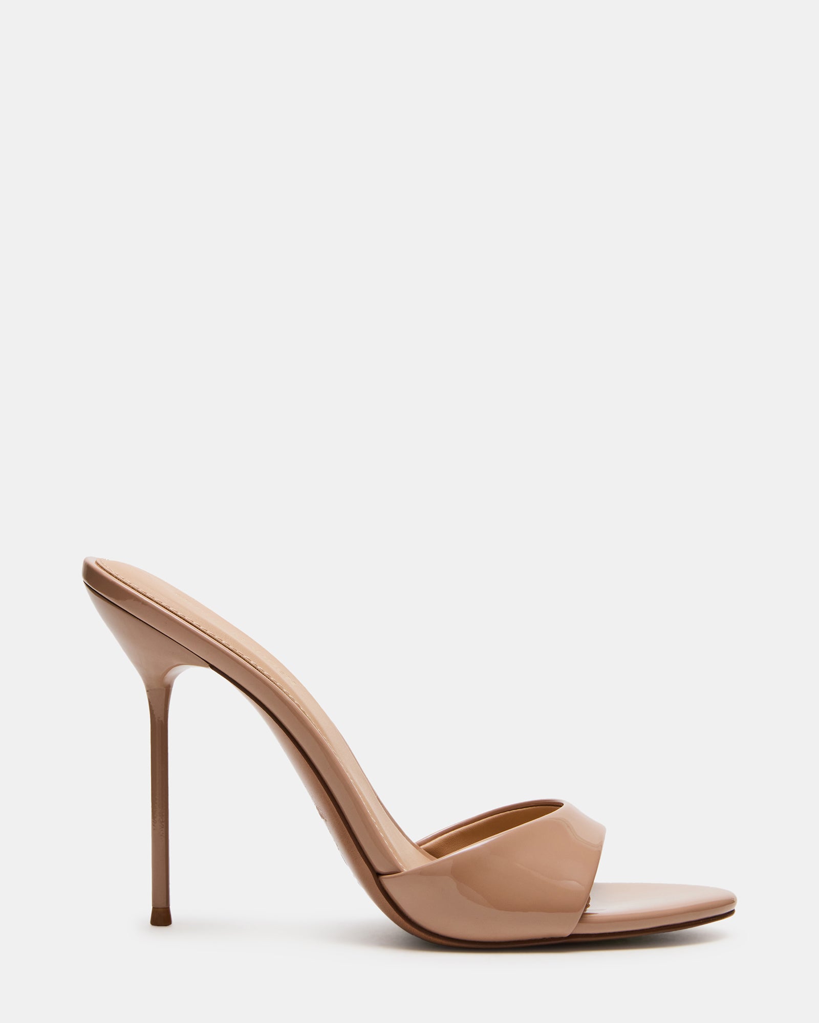 Davina Stiletto Sandal (Tan Patent)