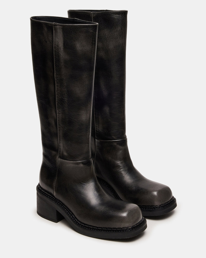 DAVOS BLACK DISTRESSED