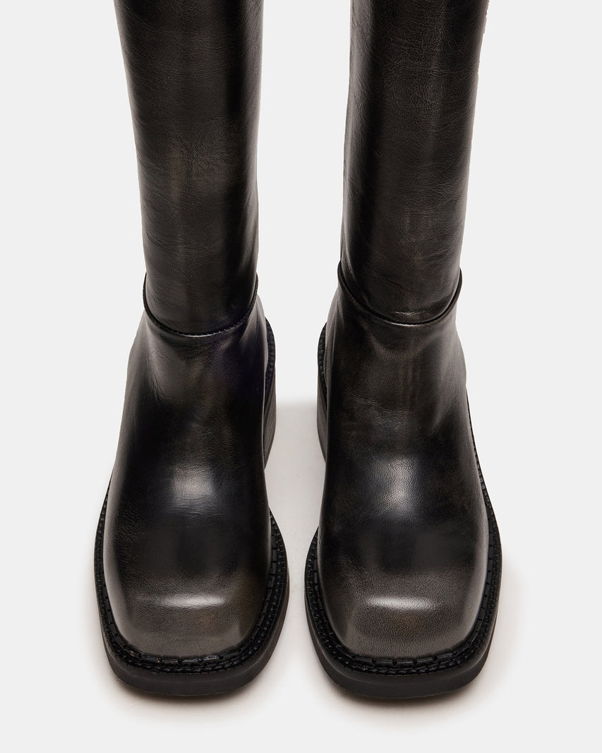 DAVOS BLACK DISTRESSED