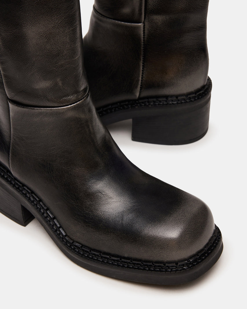 DAVOS BLACK DISTRESSED