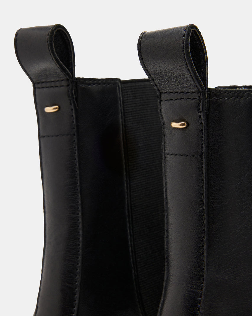 DAXEN BLACK LEATHER - view 3