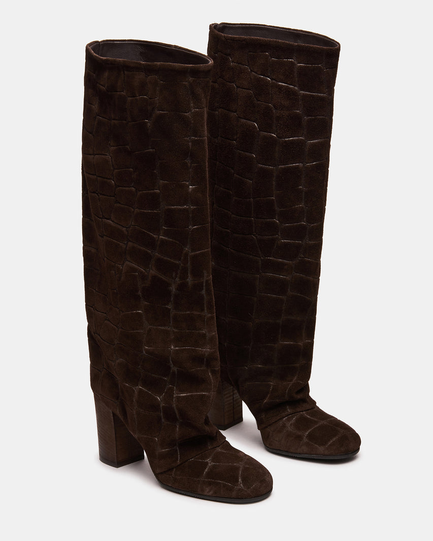 DELIA DARK BROWN SUEDE - view 2