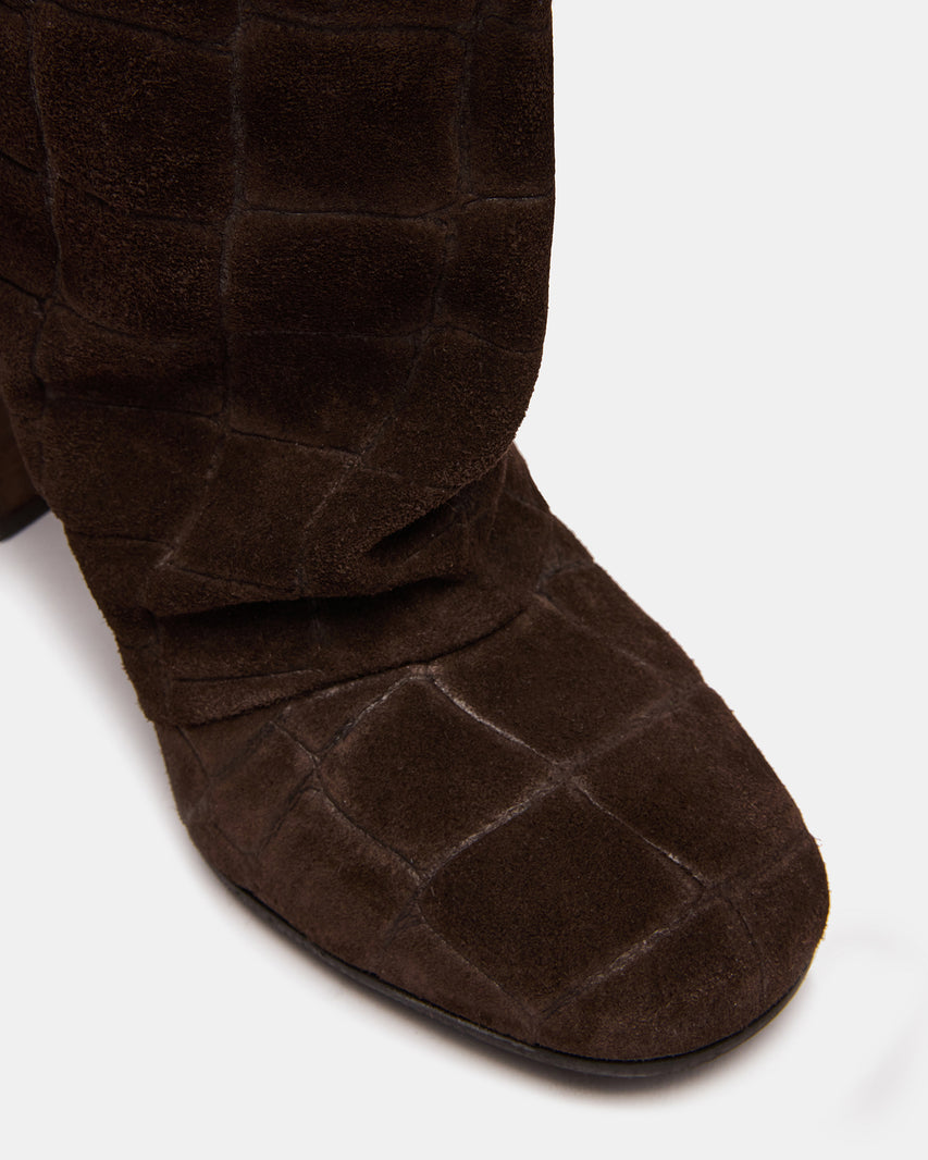 DELIA DARK BROWN SUEDE - view 3