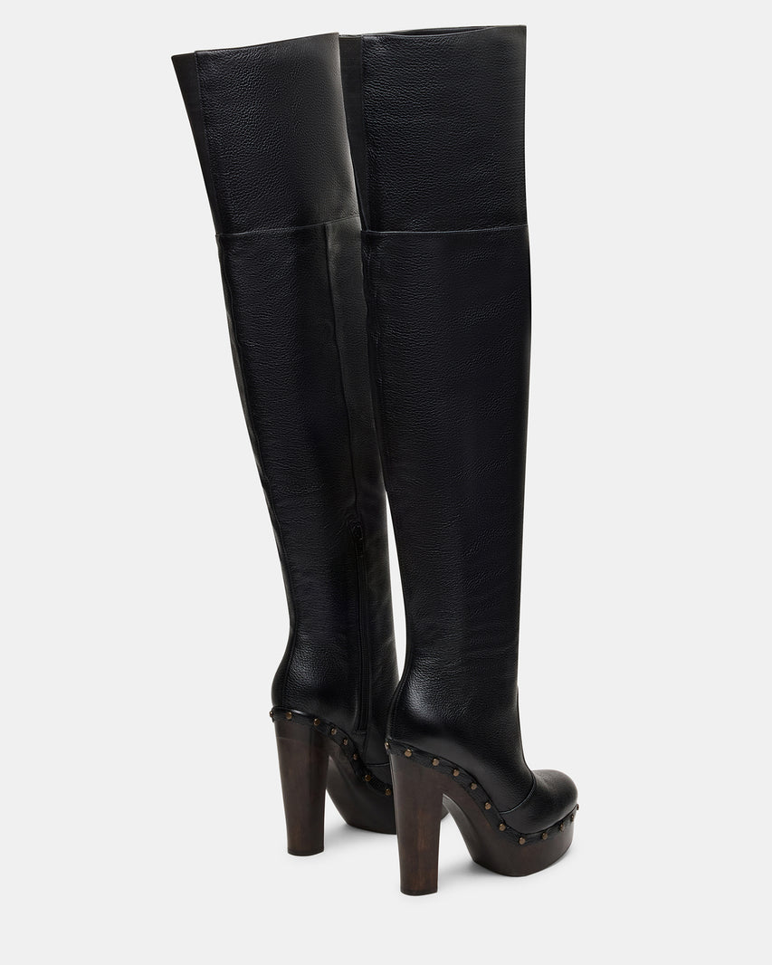 DELMIRA BLACK LEATHER - view 5