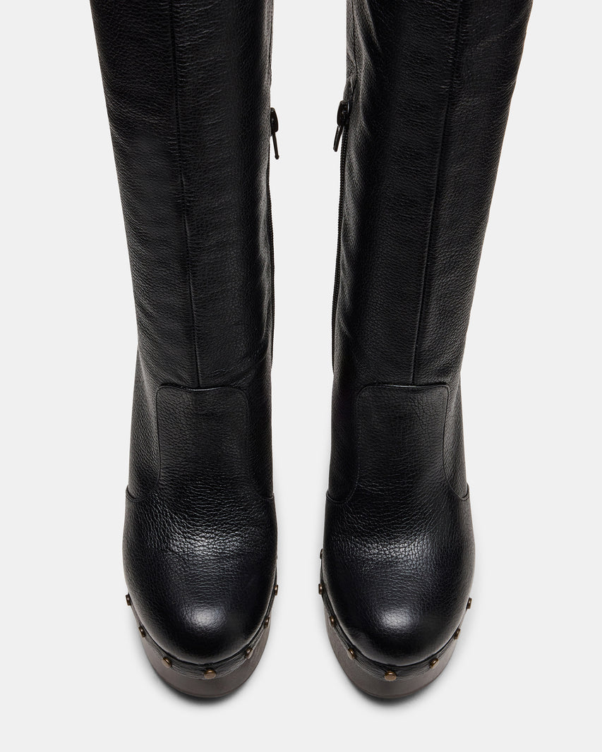 DELMIRA BLACK LEATHER - view 4