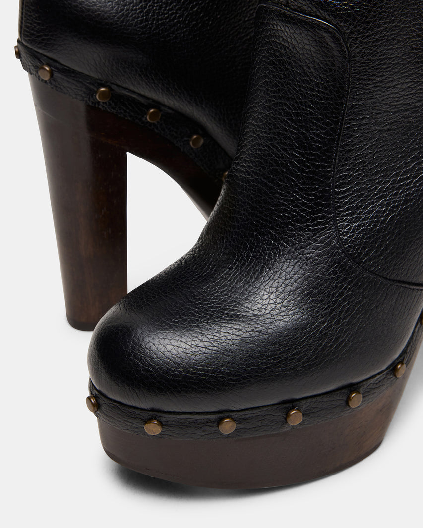 DELMIRA BLACK LEATHER - view 3