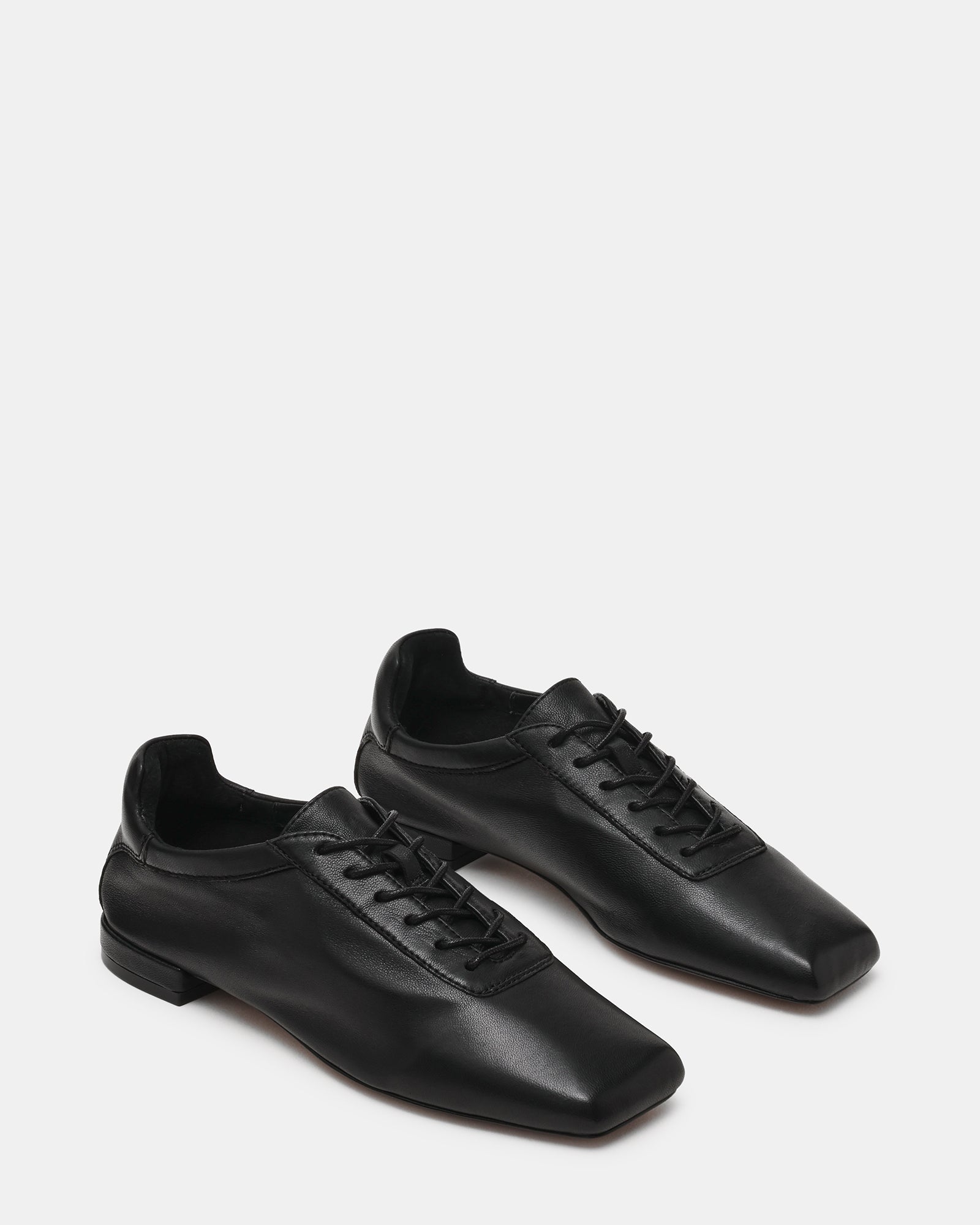 DELPHY LACE-UP BLACK LEATHER - view 2