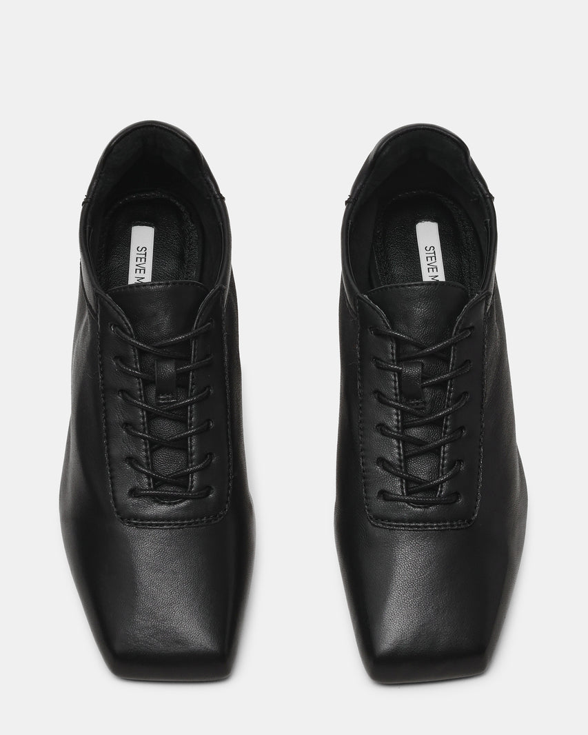 DELPHY LACE-UP BLACK LEATHER - view 4