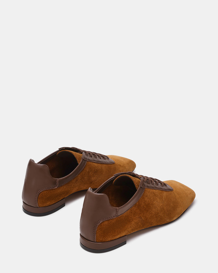 DELPHY LACE-UP TAN SUEDE - view 5