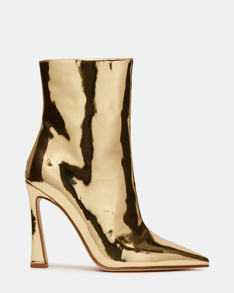DILARA Gold Pointed Toe Ankle Bootie | Women's Booties – Steve Madden