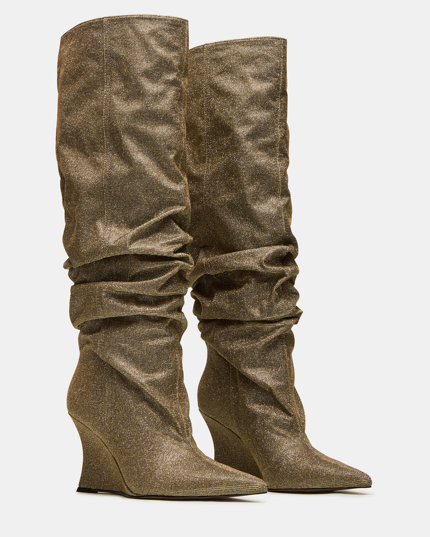 DISTORTION GOLD GLITTER