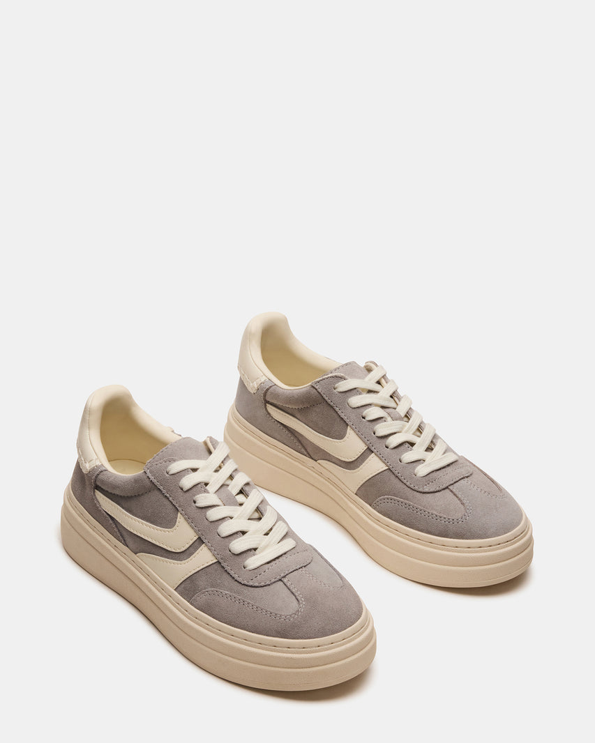 STEVE MADDEN: Dodge Sneaker- Taupe Multi