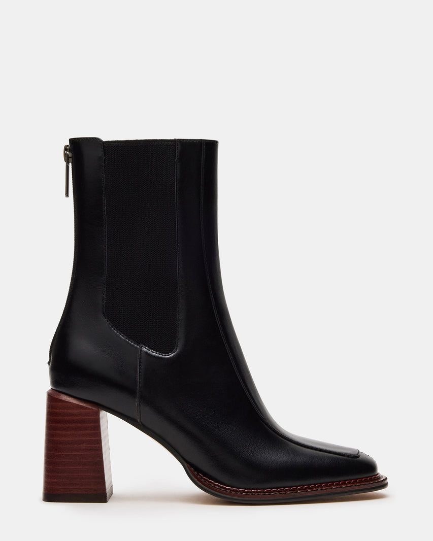 Steve Madden DOWNTOWN BLACK LEATHER