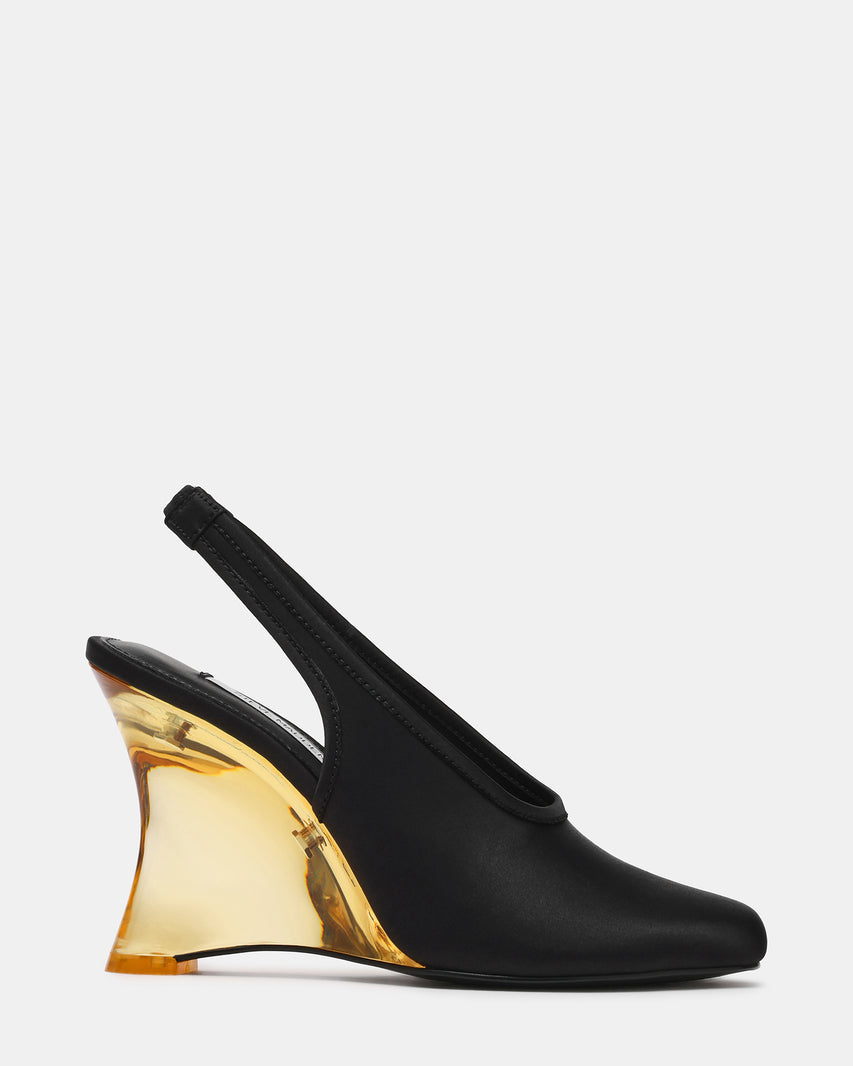 DYRA BLACK SATIN