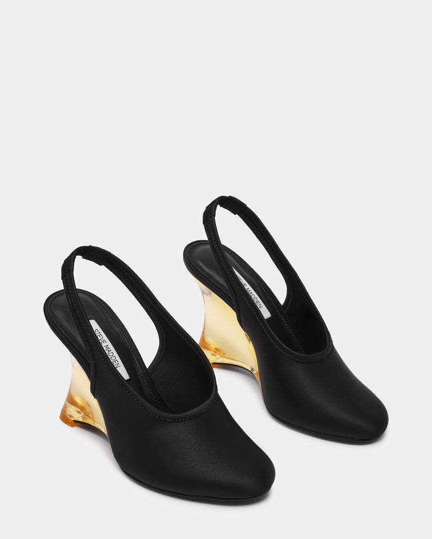 DYRA BLACK SATIN - view 2