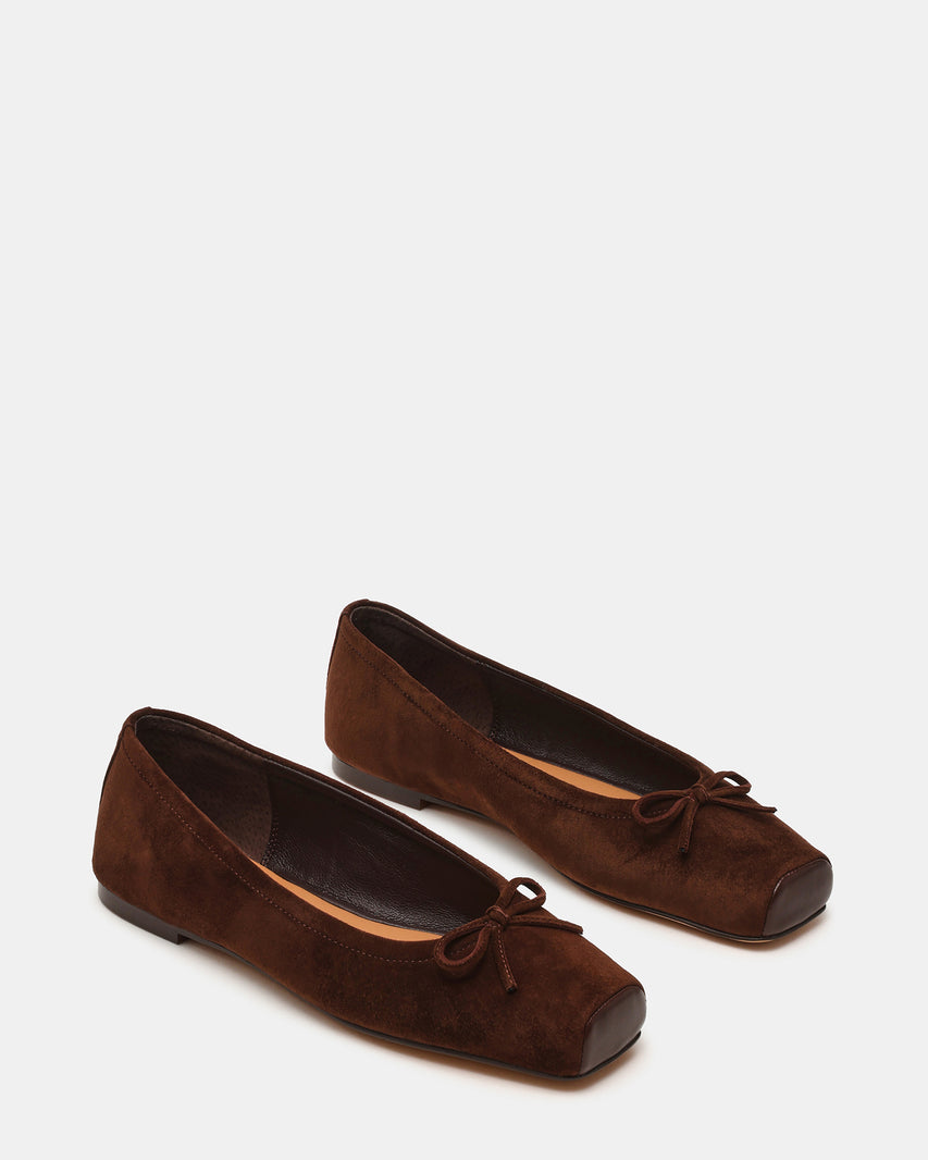 ELEVE CHOCOLATE BROWN SUEDE
