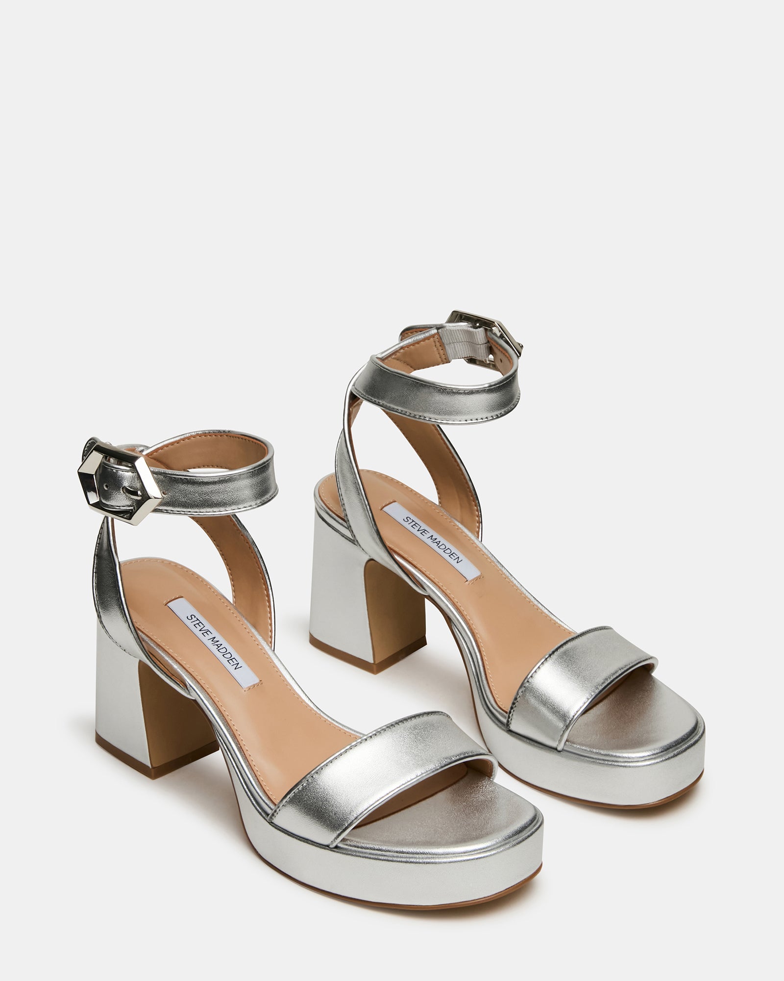 steve madden partay puff metallic ankle strap dress sandals Partay Ankle Strap Sandal (Women)