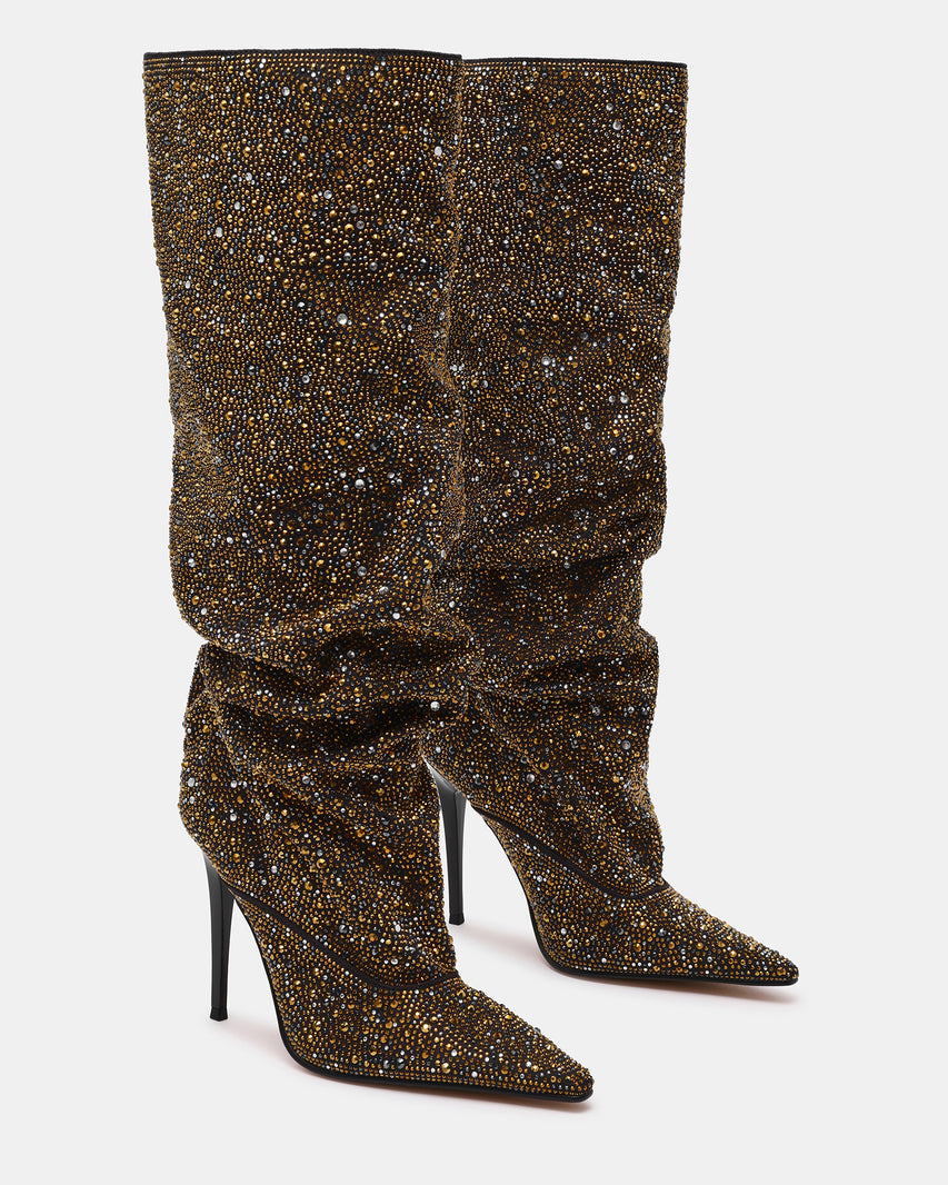 ELONA BLACK/GOLD RHINESTONES - view 2
