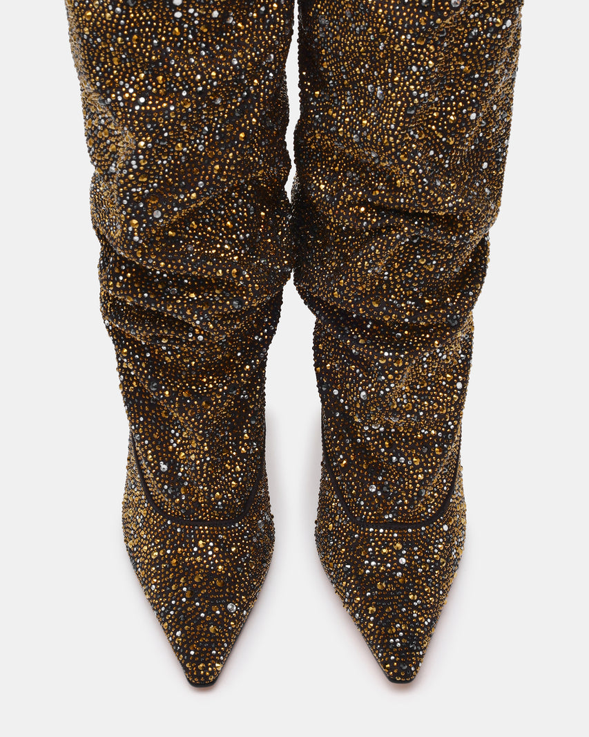 ELONA BLACK/GOLD RHINESTONES - view 4