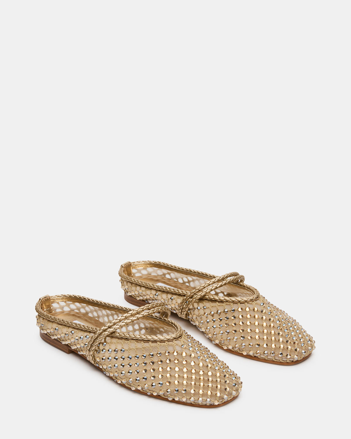 ENNIE GOLD LEATHER RHINESTONES - view 2