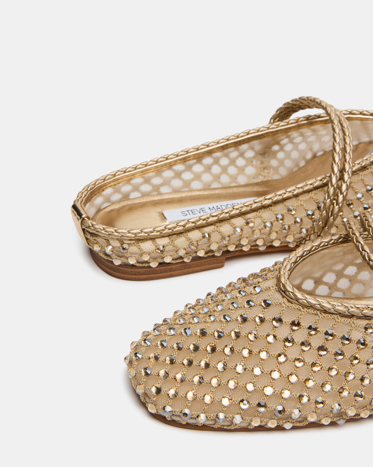 ENNIE GOLD LEATHER RHINESTONES - view 3