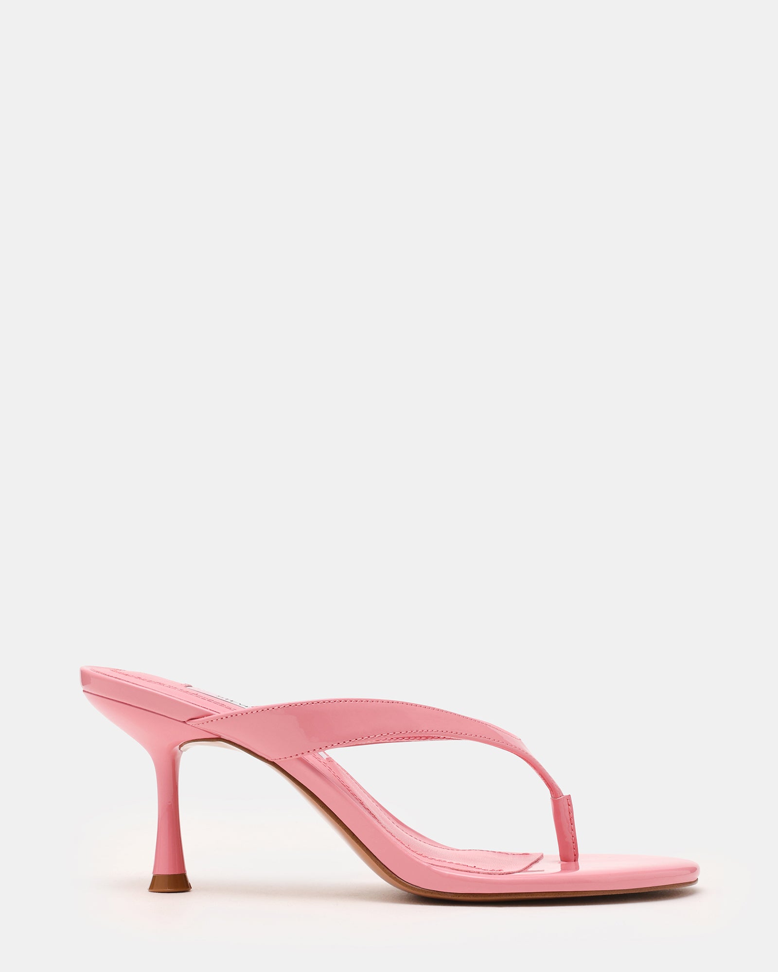 FAROH Pink Patent Thong Women's Heel | Steve Madden