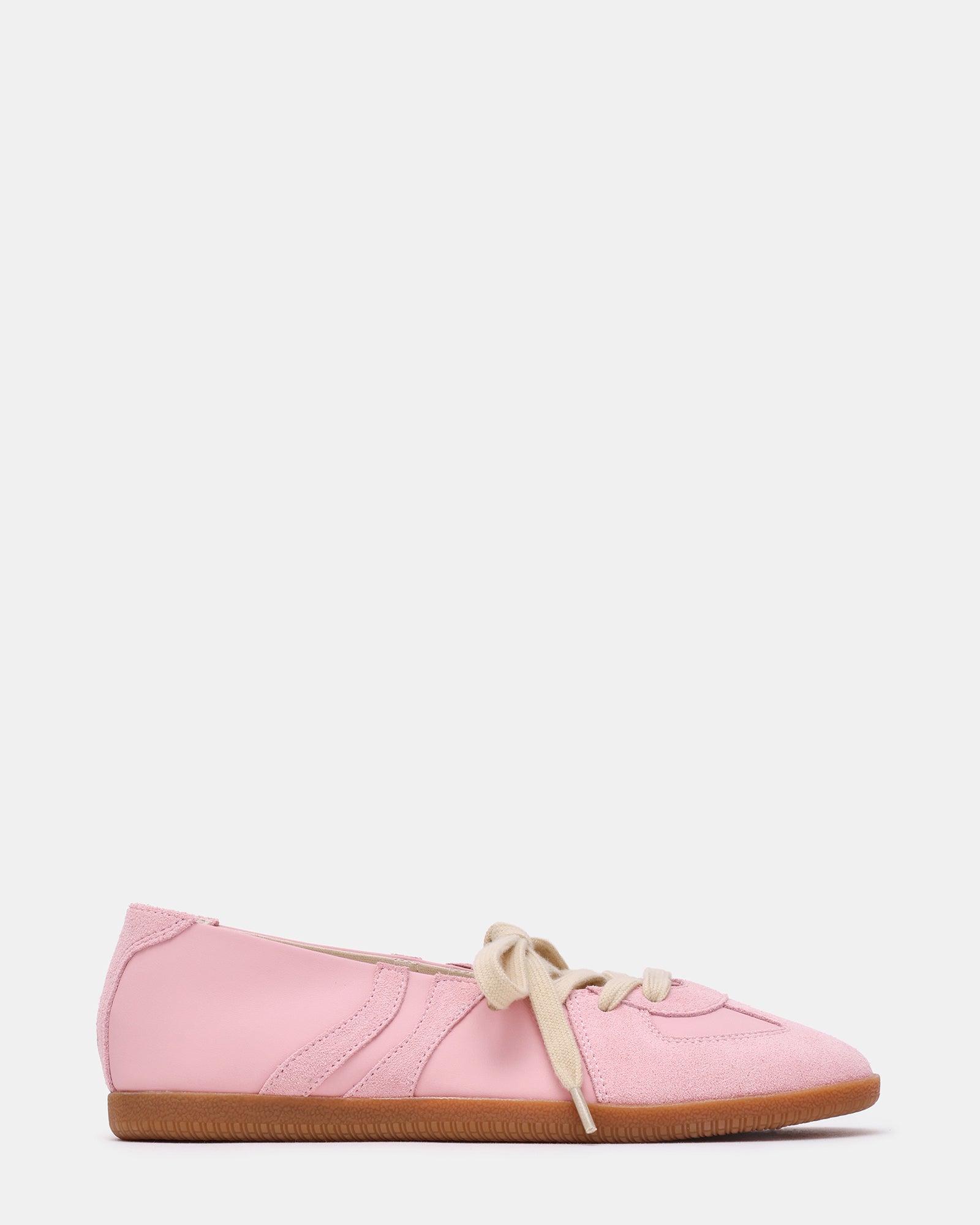 FAWN Pink Ballet Lace-Up Women's Sneaker | Steve Madden