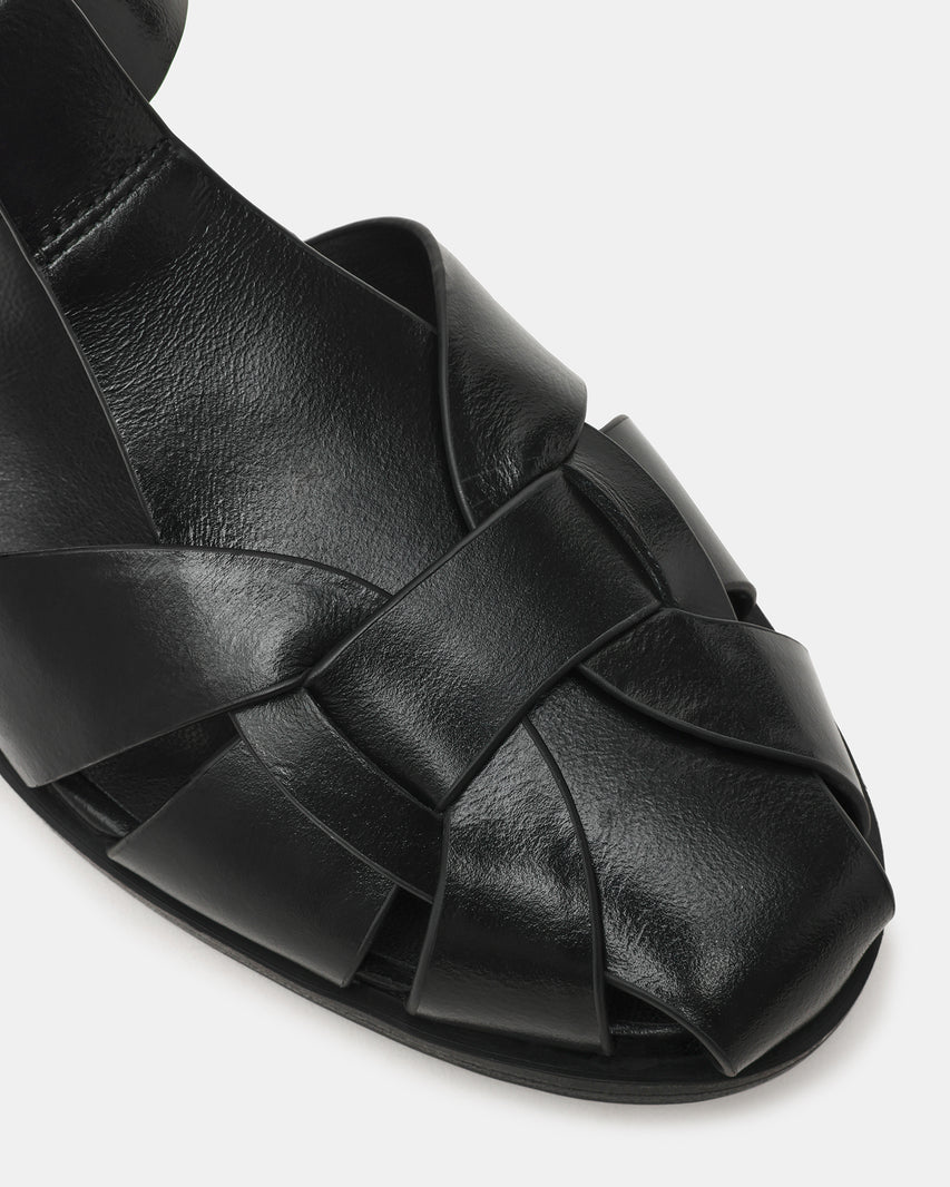 FISK BLACK LEATHER