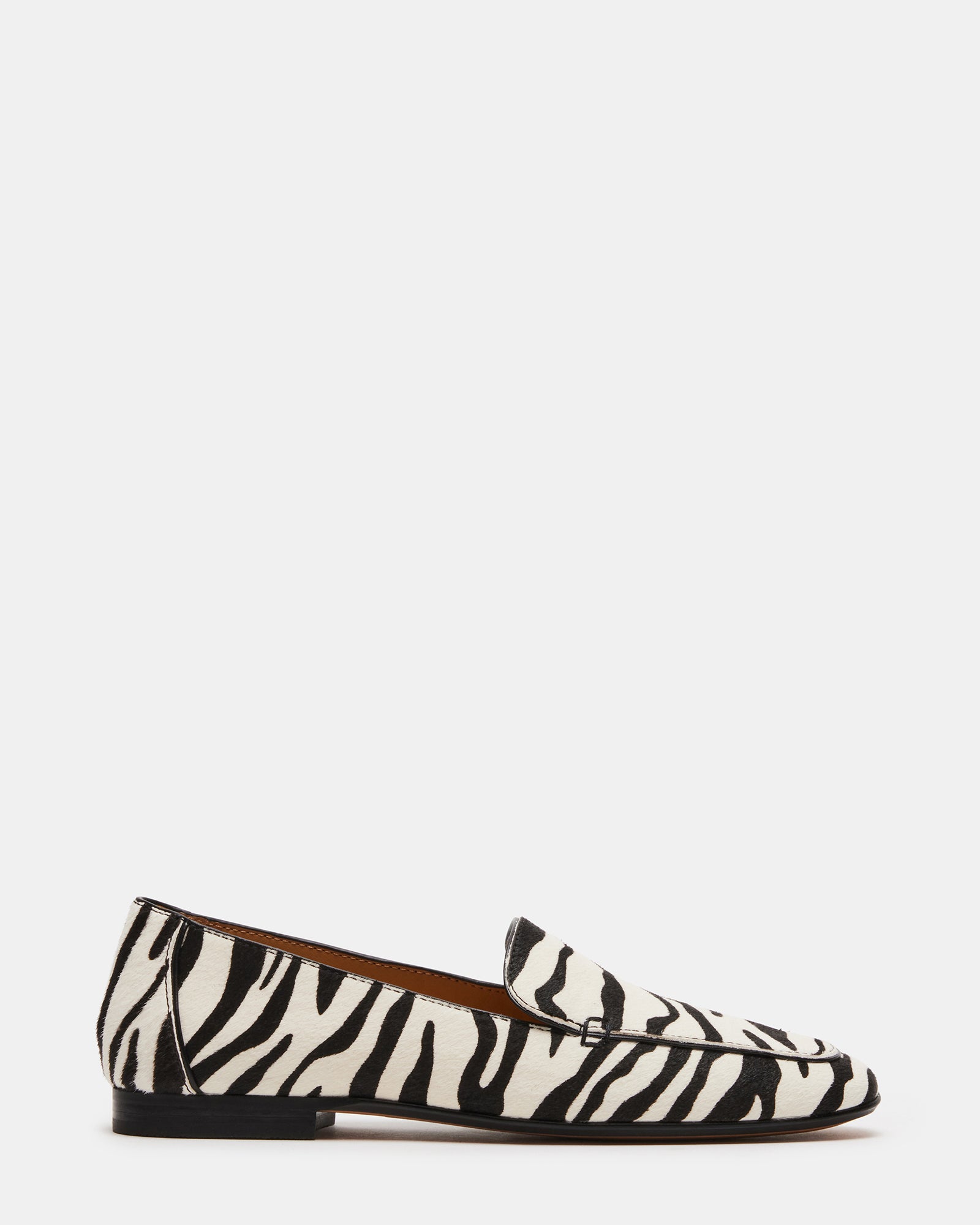 FITZ Zebra Slip on Loafer | Women's Flats | Steve Madden