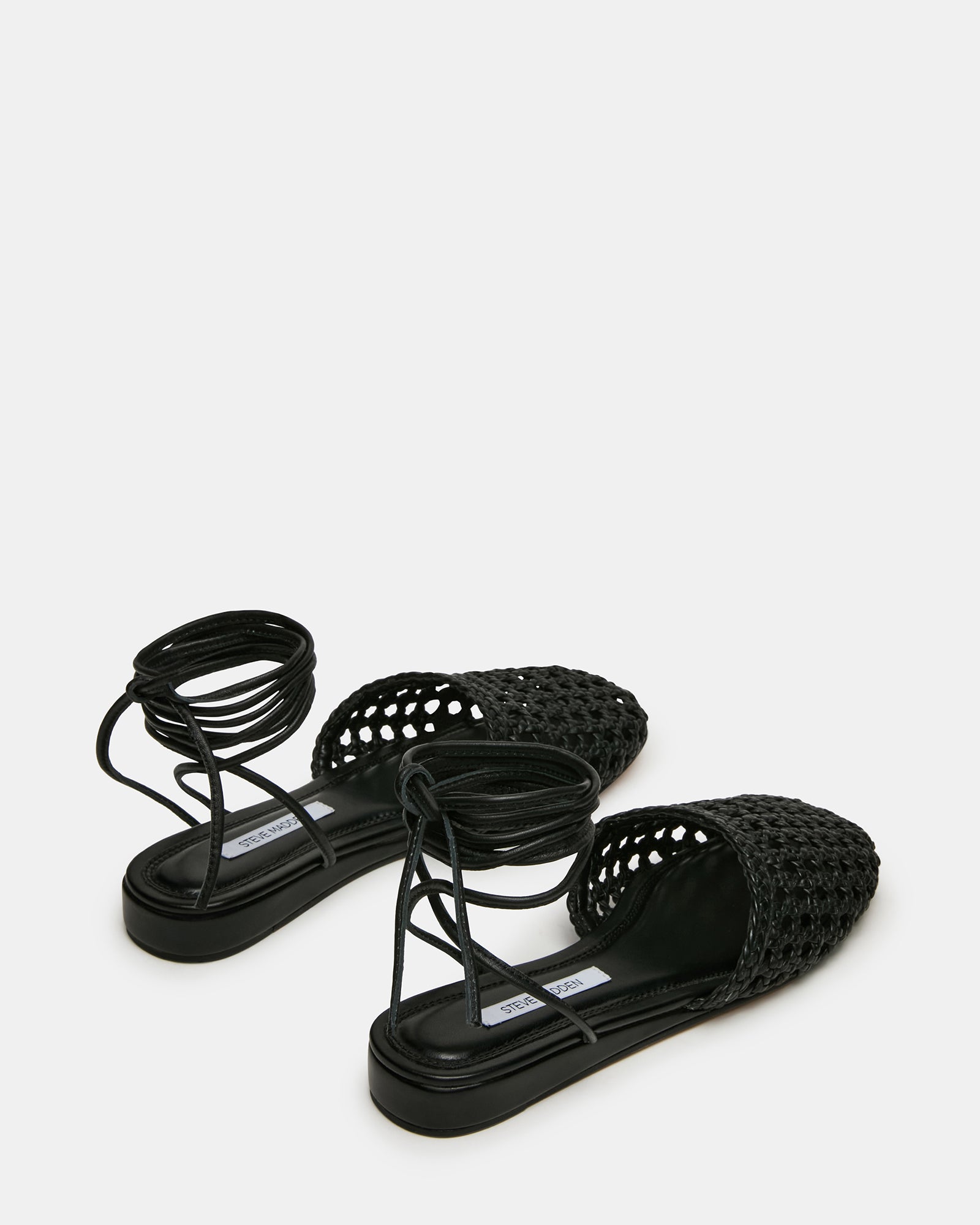 FLUTTER BLACK LEATHER