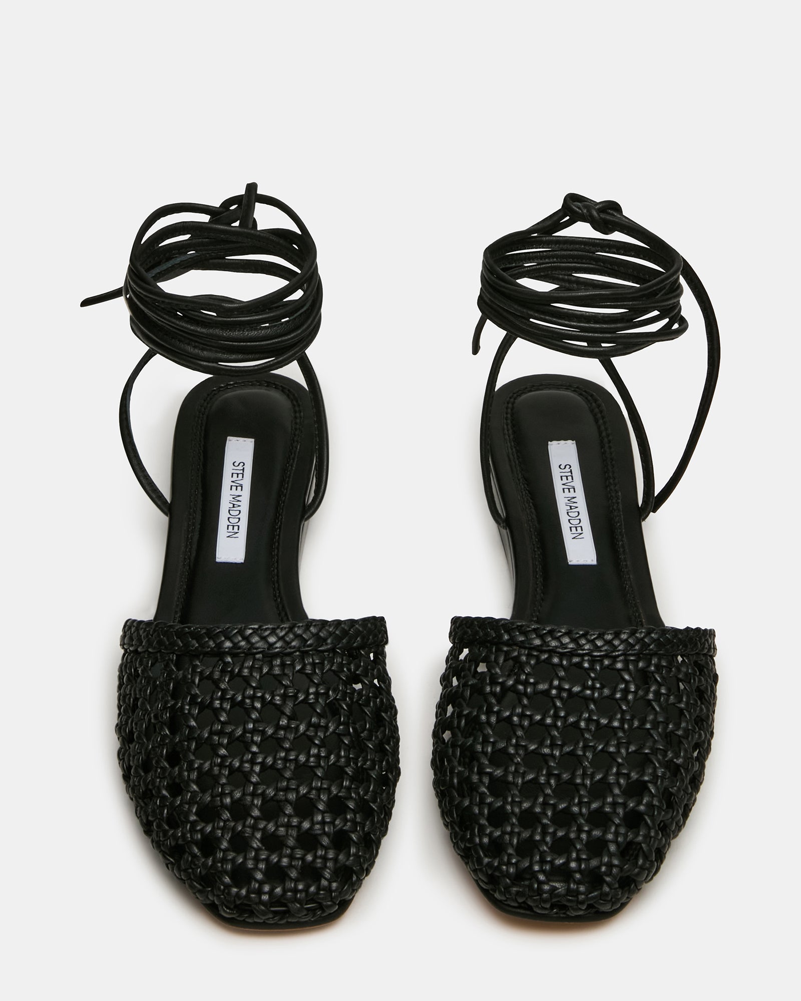 FLUTTER BLACK LEATHER