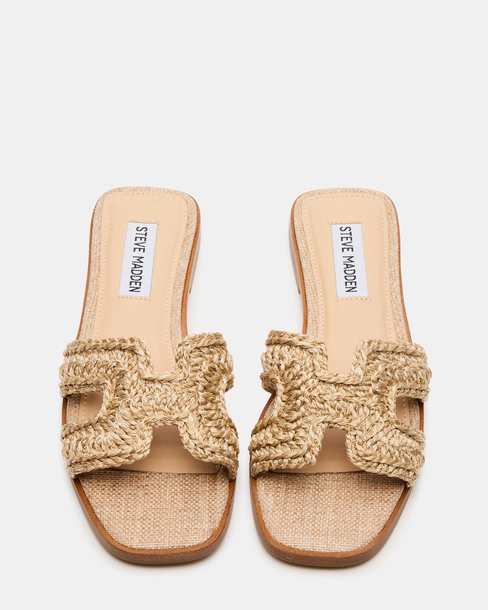 HADYN Crochet Raffia Women's Designer Sandal – Steve Madden