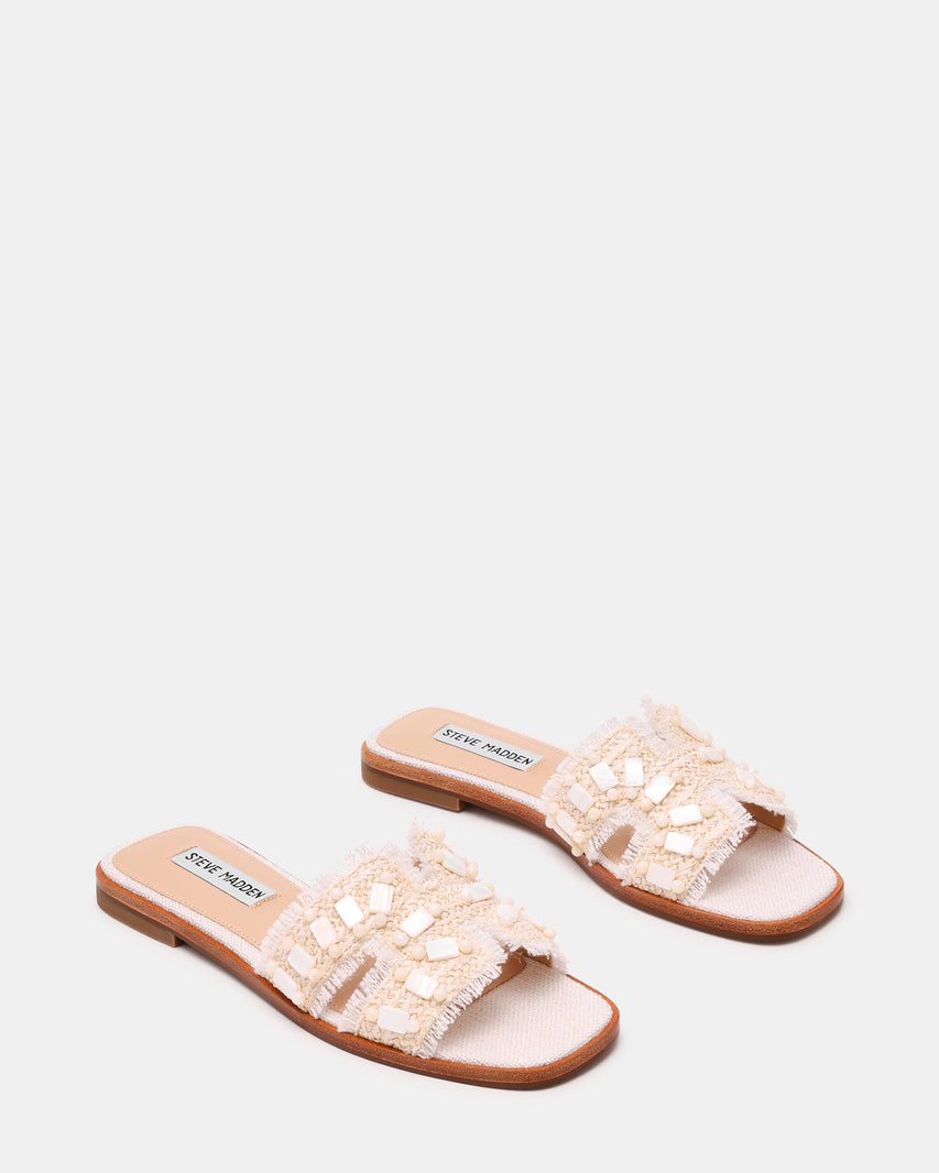 HADYN SHELL BONE RAFFIA