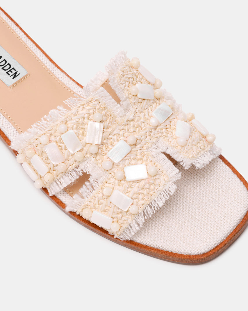 HADYN SHELL BONE RAFFIA